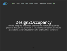 Tablet Screenshot of design2occupancy.com